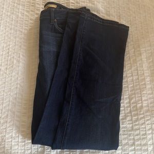 Liverpool,LosAngeles straight leg dark washed jeans